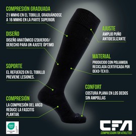 Quality Compression Socks for Men and Women - Sustainable Graduated Compression for Sports, Running, Cycling, Skiing, Hiking, Travel, Pregnancy, and Everyday Use