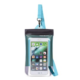 Travelon Waterproof Smart Phone/Digital Camera Pouch, Blue, One Size