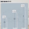 GLOWRIUM Grow Lights for Indoor Plants, 36W Full Spectrum 2-Head