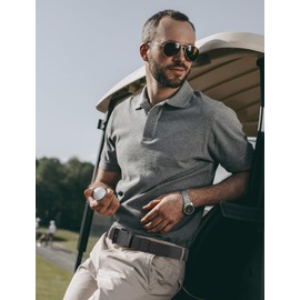 SKiporty Men's Ratchet Tactical Belt, Nylon Web Work Belts with Automatic Slide Buckle,Durable Adjustable Golf Belts（Gray,36" to 42" Waist Adjustable