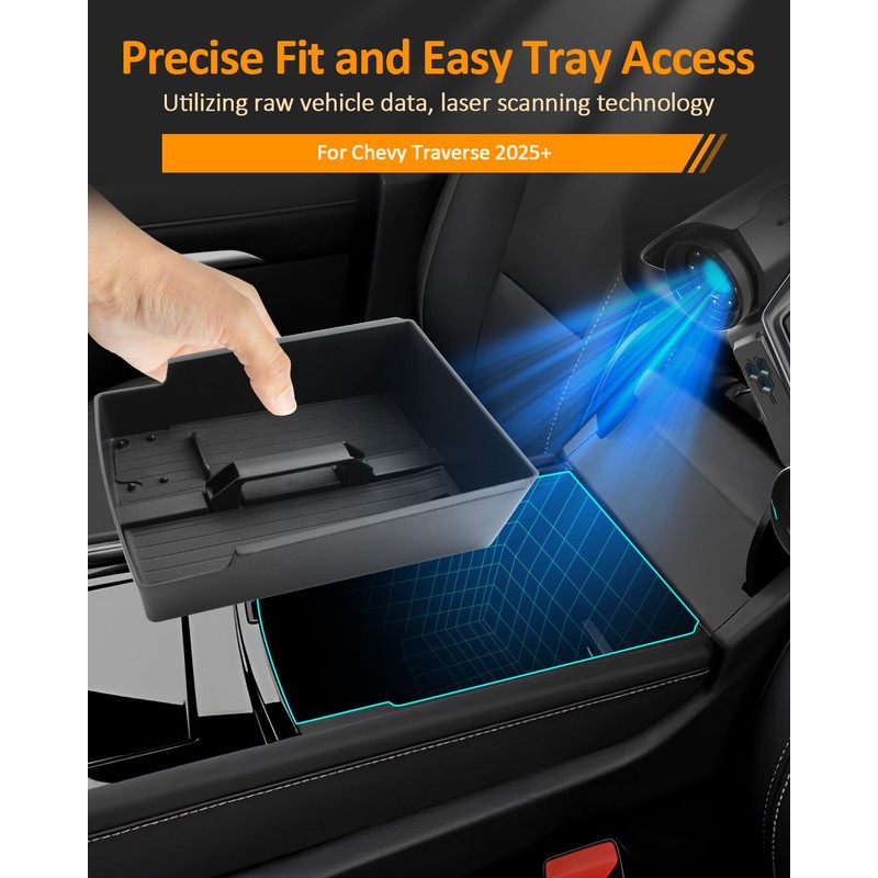 CDEFG for GMC Acadia 2024 2025 2026 Accessories Center Console