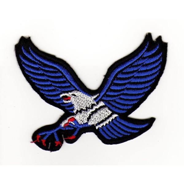 Eagle Blue Bird Sew-On or Sew On Patch Iron-On Patch
