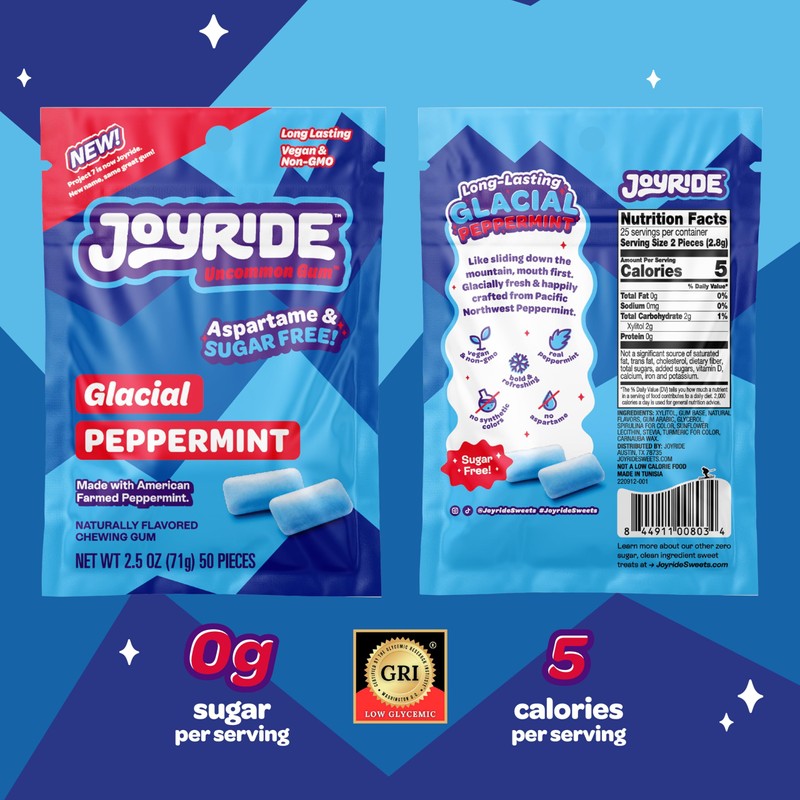 JOYRIDE Pink Lemonade Sour Strips - 3.5 oz 6-Pack Bundle