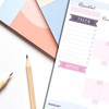 PACKLIST Maandelijkse Planner, Organiser A4 - Eeuwige Agenda Calendar -