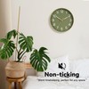 Roymnie Wall Clock 14 Inch Silent Green Wall Clocks Battery