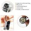 Small Flashlight Keychain Torch,2 PCS Aluminum Key Ring Torch, Bright