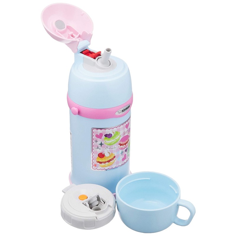 Elephant Seal (ZOJIRUSHI) Water Bottle Way Cup and Straw Stainless