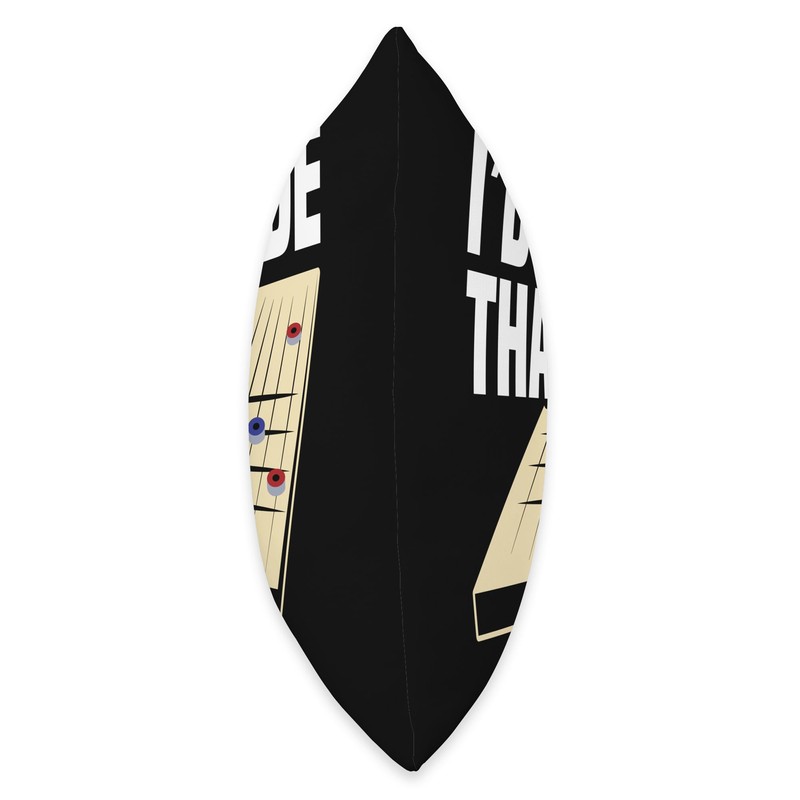 Shuffleboard Table 12ft Powder Wax Shufflebaord Player Throw Pillow