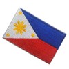 Philippines Flag Patch Filipino Sew On Embroidered Hook Military Loop