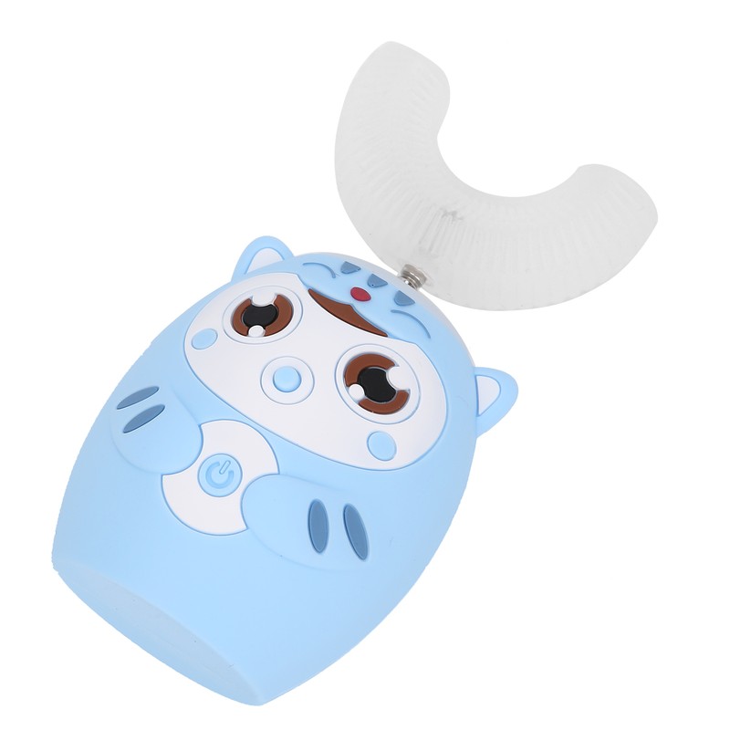 U Shaped Automatic Toothbrush Cartoon Ultrasonic Toothbrush Oral Cleaning Brush