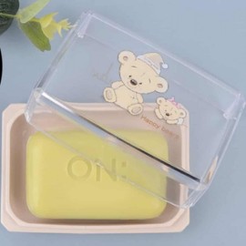 Soap stand case with lid, portable soap box travel soap box 4ea