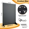 4 Pack Peg Board Display Stand for Vendors with 48