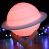 HGomx Saturn Lamp 5.9 inch LED 3D Star Moon Light