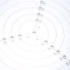 Round Center Finder Compass Clear Acrylic Lathe Centering Tool Circle
