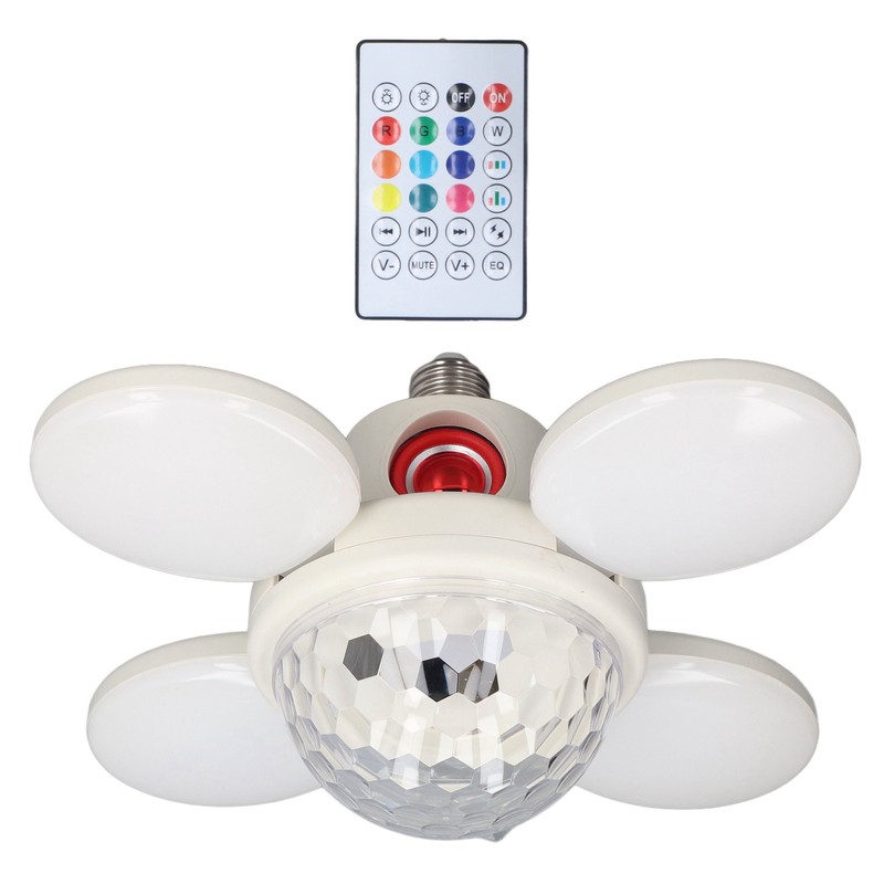 LED Bluetooth Light 48W 85‑265V E27 Ceiling Lamp RGBW Remote