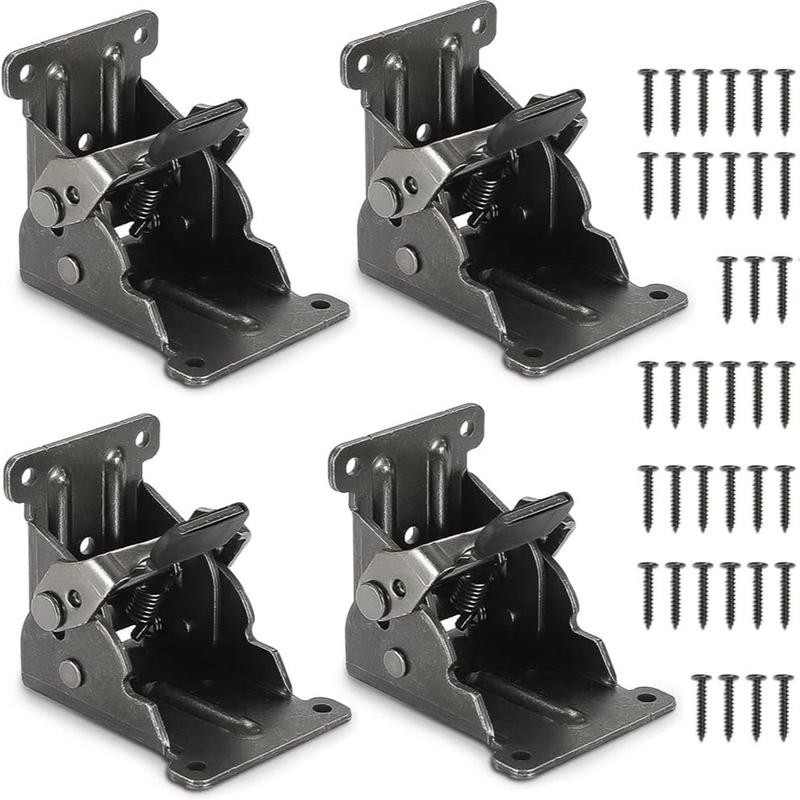 8 Pack Table Leg Folding Brackets Lock Extension Support Bracket
