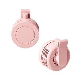 Portable Silent Mini Bladeless Fan, 3 Speeds Clip On Fan for Shirt for Outdoor Travel Gift (pink02)
