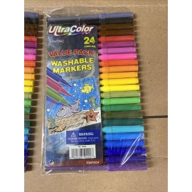 UltraColor 72 Pentech Washable Markers FineLine UltraColor