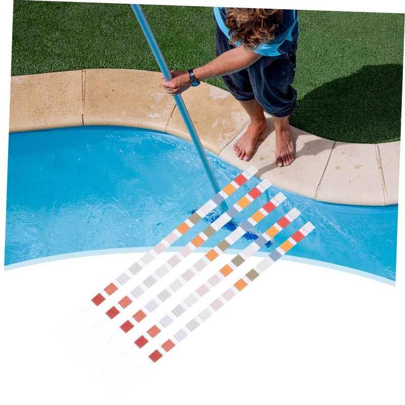 CIYODO Pool Test Strips 50pcs Comprehensive Test Kit Hardness Cyanuric