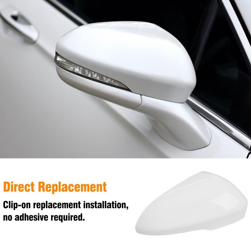 Adzfel Compatible with Ford Fusion Side Mirror Cover Cap 2013