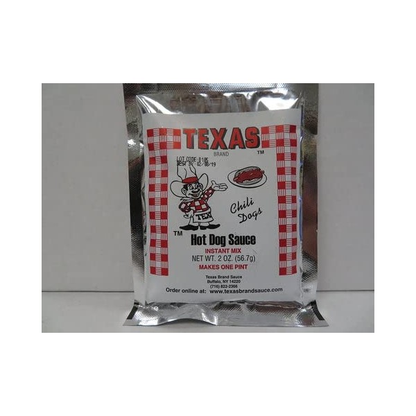 Buffalo's Own Texas Brand Texas Hots Hot Dog Sauce Instant Mix Packet