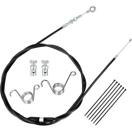 HIAORS 75 inch Go Kart Throttle Cable Kit Compatible with Predator 212cc 196cc VM22 VM24 GX160 GX200 6.5hp Engine Manco ASW American Sportworks Kandi Yerf Dog Go Cart Lawn Mower Replacement Parts