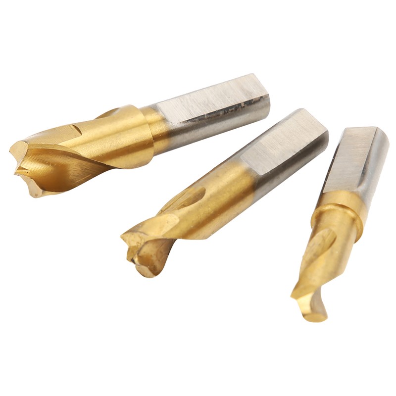 3Pcs HSS CO Cobalt Spot Weld Drill Bit Set Kit