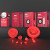 ANCEL Automotive Red Cap Plugs Kit 23 Piece Set Suitable