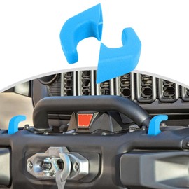 CheroCar Bumper Tow Hook Covers Tow Hook Protector External Accessories for Jeep Wrangler JK JL,for Jeep Gladiator TJ,Light Blue…