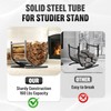 Idzo 17in Decorative Heavy Duty Firewood Storage Log Rack Decorative
