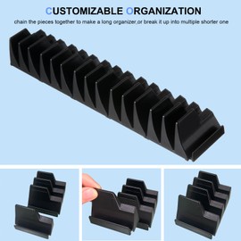 GyssTotr 23PCS Wrench Organizer for Tool Box Magnetic Wrench Holder, Modular Pieces,Free Combination,Keep Wrenches Organized, Space Saver