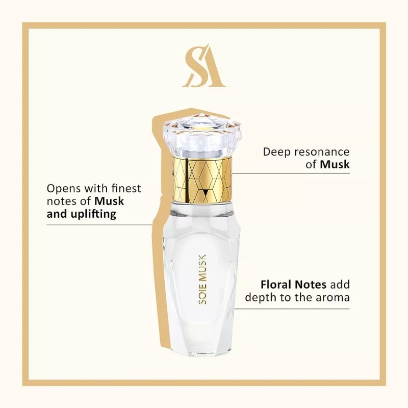 Swiss Arabian Soie Musk Unisex Ragancia Seductora 12 Ml