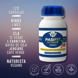 Pastillas Control Peso Café Verde Y Té Verde Pasifit Sabor Sin Sabor