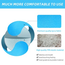 LETREEN Stress Ball, Tri-Density Stress Balls for Adults & Grip Strengthening, Squeeze Balls for Hand Therapy, Squishy Stress Ball, Hand Strengthener Ball, Hand Balls for Therapy (Black, Blue, White)