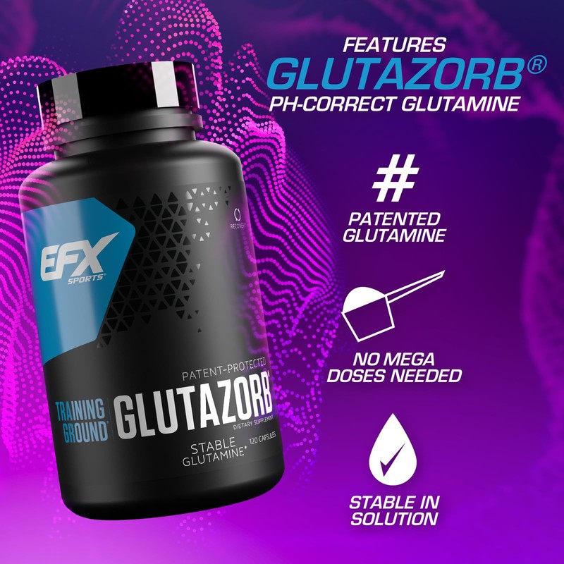 EFX Sports Training Ground Glutazorb Caps | Highly Concentrated, pH