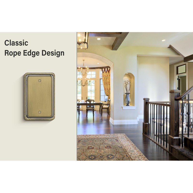 Henne Bery Rope Edge Decorative Wall Plate Switch Plate Outlet