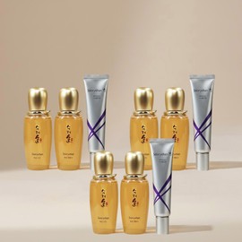 Sooryehan Hwayun Skin 80ml x3 + Emulsion 80ml x3 + Cream 60ml x3, 3-piece set / 수려한 화윤 스킨80ml x3개+에멀전80ml x3개 +크림60ml x3 단품 3종세트