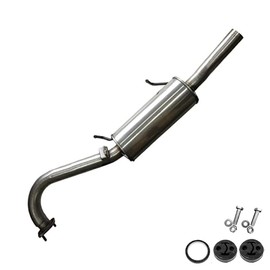 Northeastern Exhaust Stainless Steel Muffler with hangers and bolts fit 2001-04 Pathfinder 2001-03 QX4