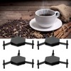 4Pcs Hexagonal Coaster Stylish Adjustable Multipurpose Hexagonal Coasters for Drinks