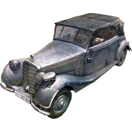 Master Box MB35100 1/35 German Military Car 170V 4-Door Type 1937-1940 Plastic Model