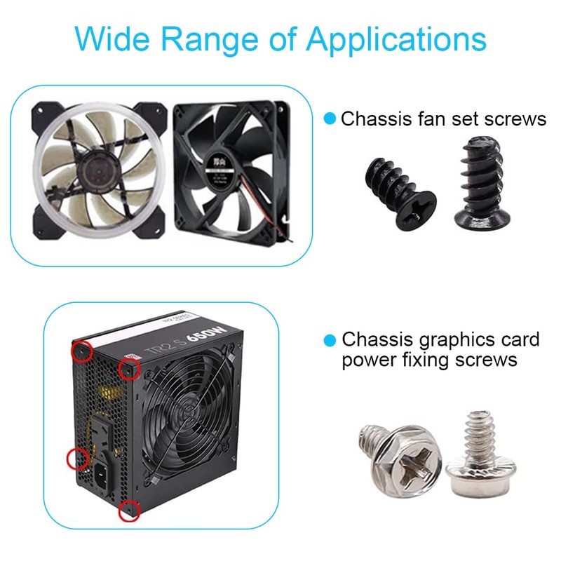 M.2 Screws, Motherboard Screw for Asus Gigabyte Asrock MSI Motherboards,