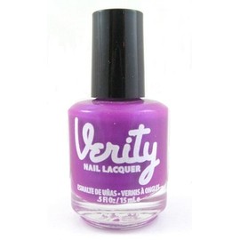Verity Nail Lacquer, Shiny Purple B49