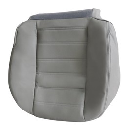 FZJDSD Gray Driver Side Bottom Leather Seat Cover Compatible with Hummer H2 2003 2004 2005 2006 2007