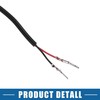 X AUTOHAUX Car Spoiler with Red LED Light 47.2"/1.2m Carbon