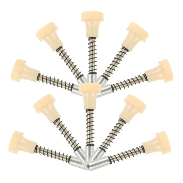 SHINEOFI 10Pcs Door Spring Latch Durable Metal Spring Latch Pins