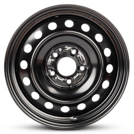 For 2012-2017 Mitsubishi Lancer 16 Inch Painted Black Rim - OE Direct Replacement - Road Ready Car Wheel