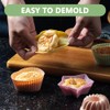 YASYU 5Pcs Silicone Baking Cups Muffin Liners, Reusable Baking Cups