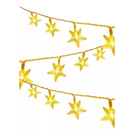 Importeek 5pz Mini Serie Cortina Luces Led Decorativa Estrellas 2m
