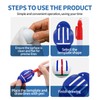 Amzlysdok 8 Pack Golf Ball Line Marker Tool,Golf Ball Stencil