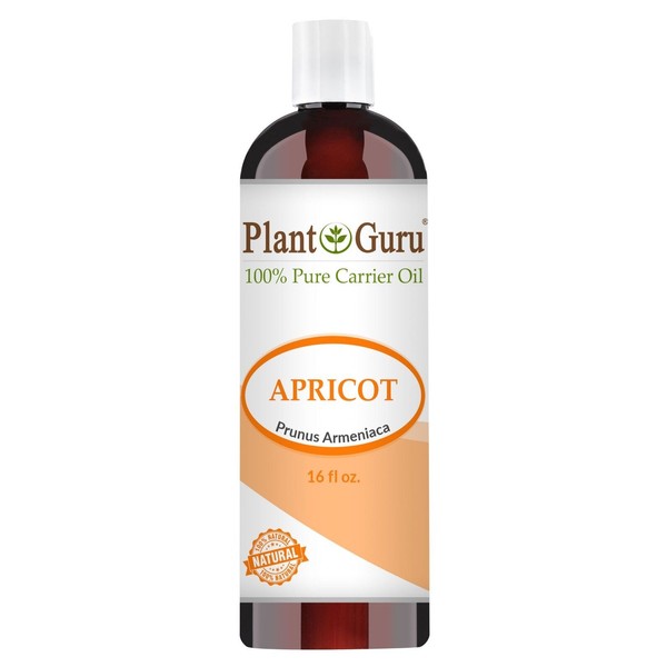 Apricot Kernel Oil 16 oz 100% Pure Seed Carrier For Skin, Hair, Face